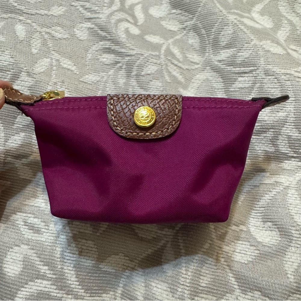 Longchamp Purple coin pouch